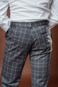 Tailored Plaid Trouser
